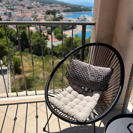 Sunny Z Oblednym Widokiem Na Morze Baška Voda